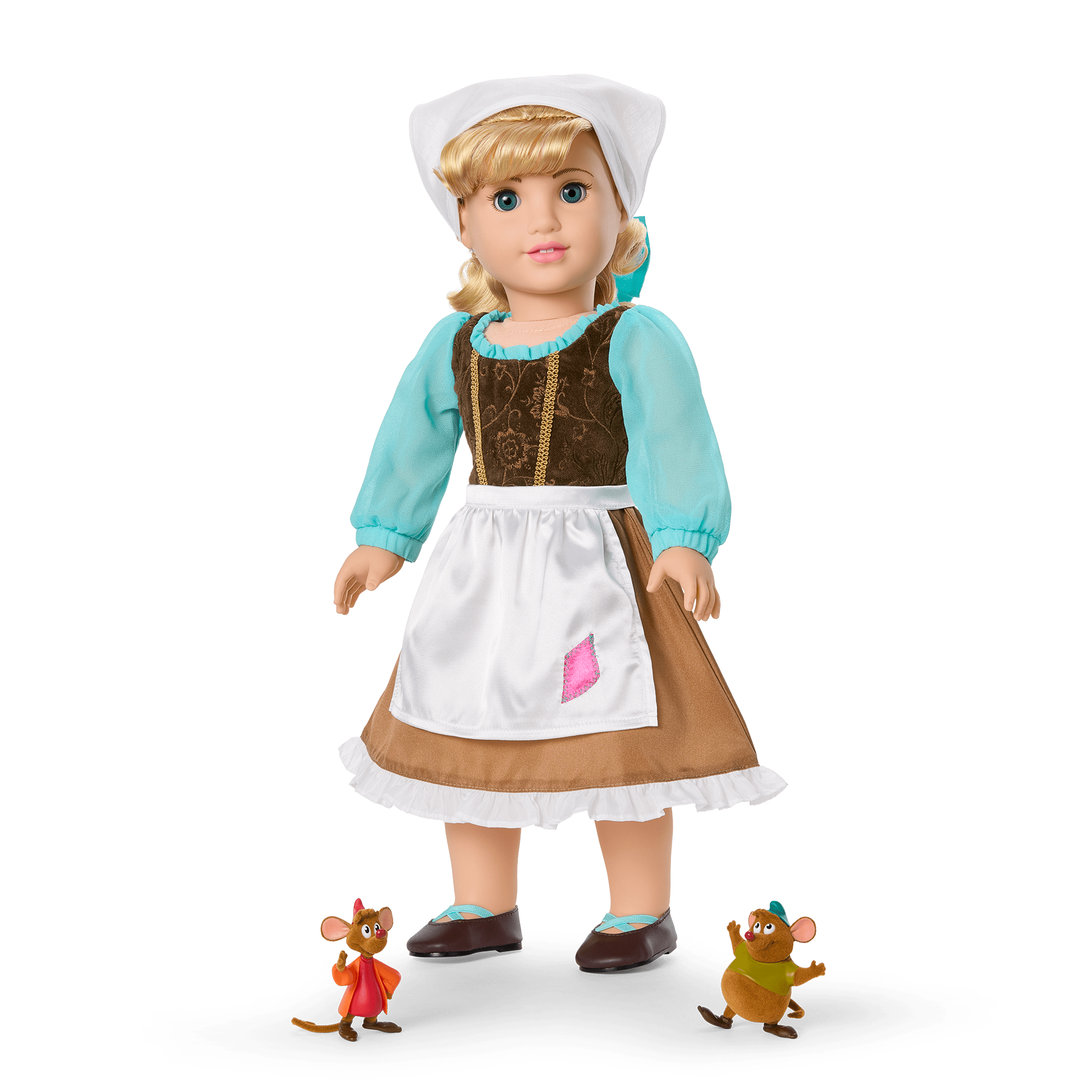 American Girl® Disney Princess Cinderella Day Dress, Friends & Accessories for 18-inch Dolls C9