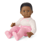 Bitty Baby® Doll #1 with black hair in Pretty Pink V6