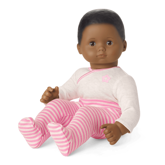 Bitty Baby® Doll #1 with black hair in Pretty Pink V6